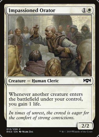 Impassioned Orator [Ravnica Allegiance] | Cracking-Singles