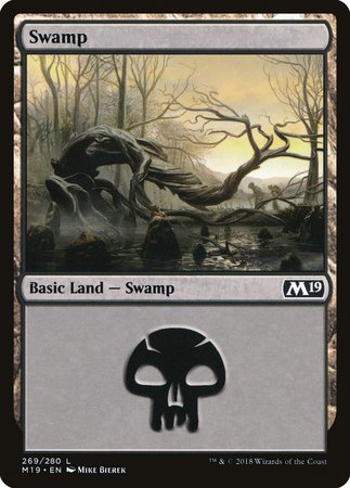Swamp (269) [Core Set 2019] | Cracking-Singles
