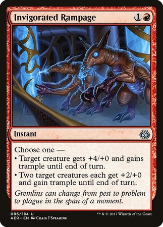 Invigorated Rampage [Aether Revolt] | Cracking-Singles