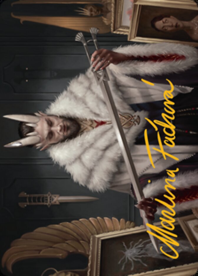 Lord Xander, the Collector Art Card (Gold-Stamped Signature) [Streets of New Capenna Art Series] | Cracking-Singles