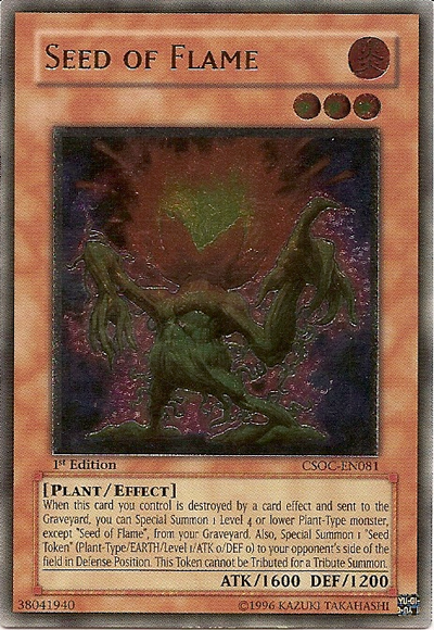 Seed of Flame (UTR) [CSOC-EN081] Ultimate Rare | Cracking-Singles