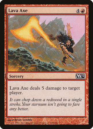 Lava Axe [Magic 2012] | Cracking-Singles