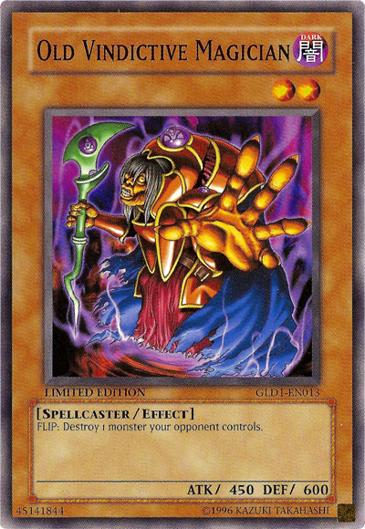 Old Vindictive Magician [GLD1-EN013] Common | Cracking-Singles