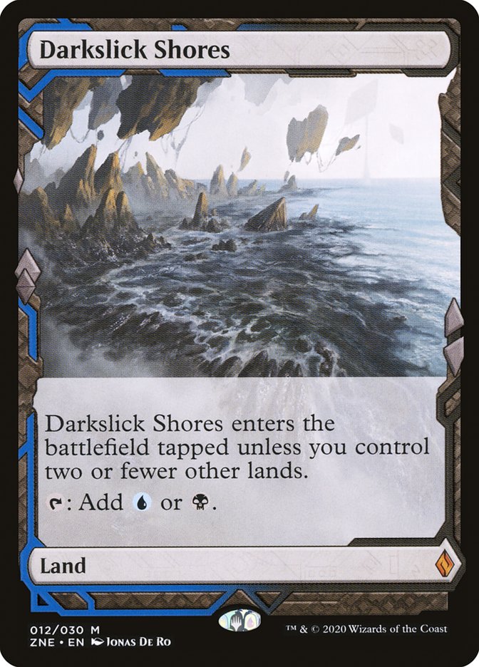 Darkslick Shores [Zendikar Rising Expeditions] | Cracking-Singles