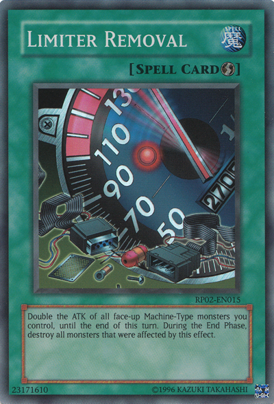 Limiter Removal [RP02-EN015] Super Rare | Cracking-Singles