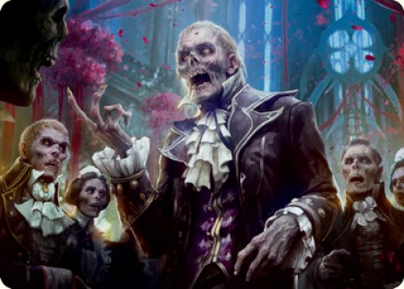 Undead Butler Art Card [Innistrad: Crimson Vow Art Series] | Cracking-Singles