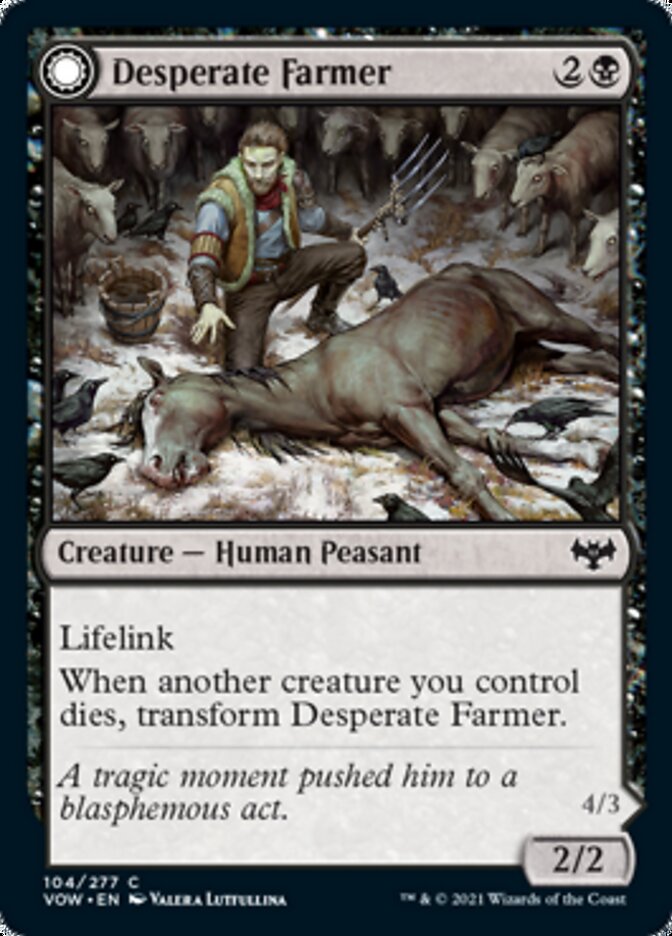 Desperate Farmer // Depraved Harvester [Innistrad: Crimson Vow] | Cracking-Singles