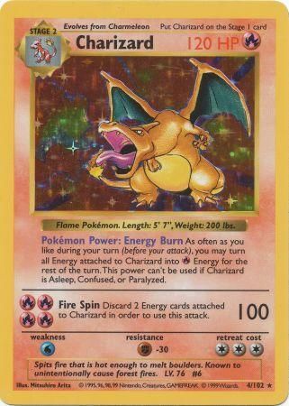Charizard (4/102) [Base Set Shadowless Unlimited] | Cracking-Singles