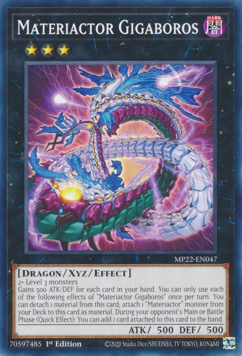 Materiactor Gigaboros [MP22-EN047] Common | Cracking-Singles