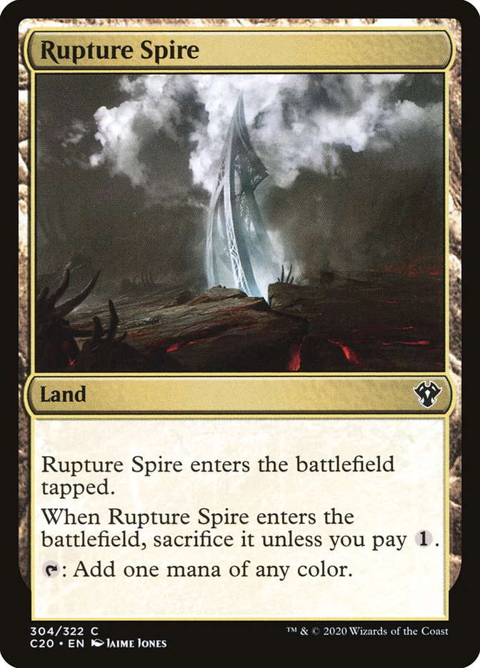Rupture Spire [Commander 2020] | Cracking-Singles