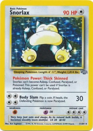 Snorlax (11/64) [Jungle Unlimited] | Cracking-Singles