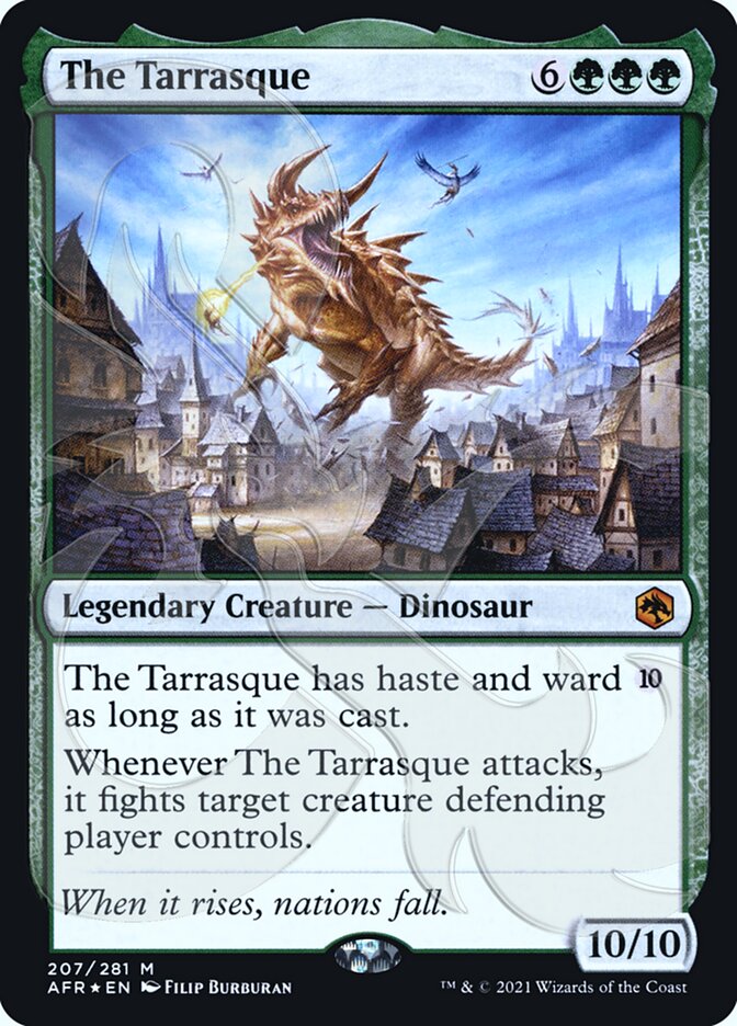 The Tarrasque (Ampersand Promo) [Dungeons & Dragons: Adventures in the Forgotten Realms Promos] | Cracking-Singles