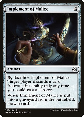 Implement of Malice [Aether Revolt] | Cracking-Singles