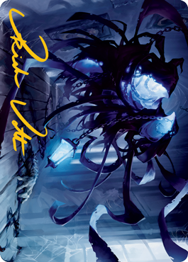 Spectral Adversary Art Card (Gold-Stamped Signature) [Innistrad: Midnight Hunt Art Series] | Cracking-Singles
