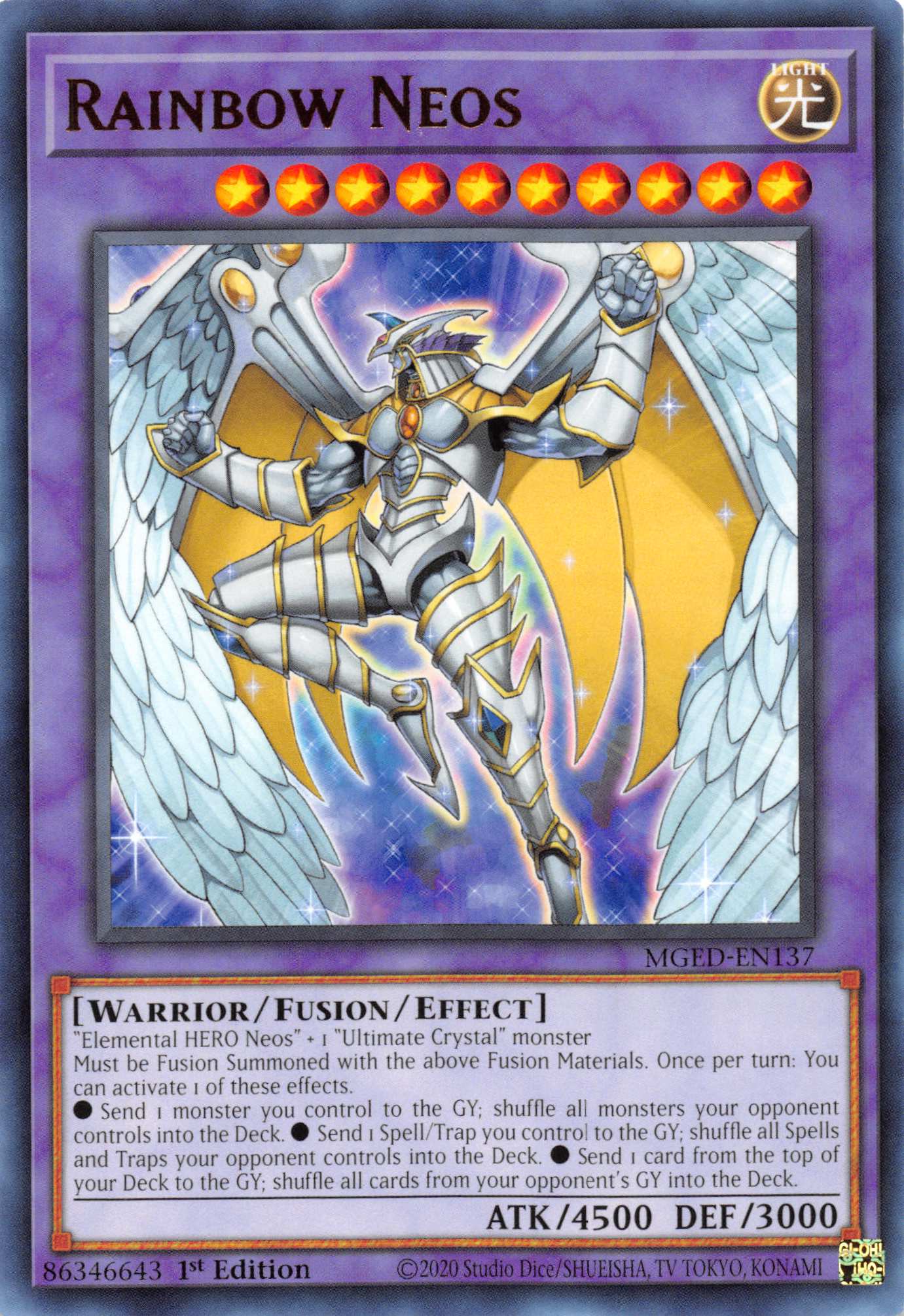 Rainbow Neos [MGED-EN137] Rare | Cracking-Singles