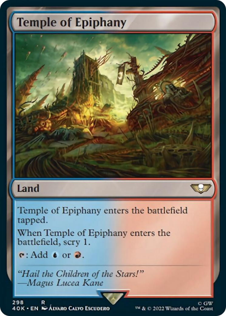 Temple of Epiphany (Surge Foil) [Universes Beyond: Warhammer 40,000] | Cracking-Singles