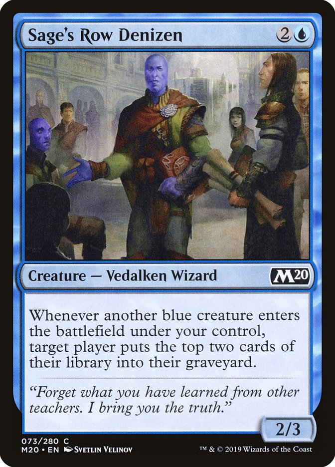 Sage's Row Denizen [Core Set 2020] | Cracking-Singles