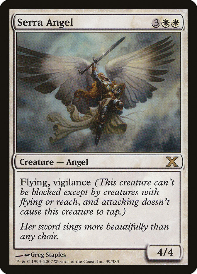 Serra Angel [Tenth Edition] | Cracking-Singles