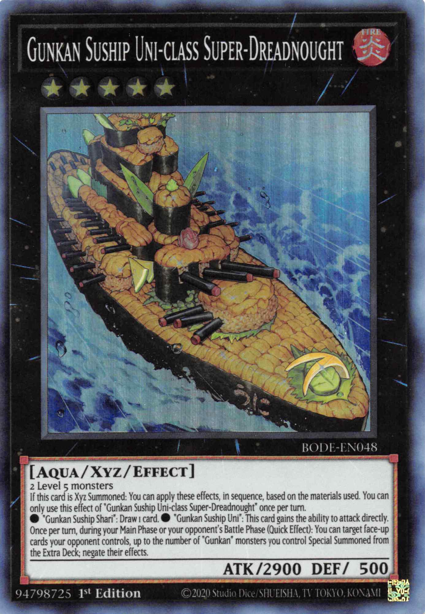 Gunkan Suship Uni-class Super-Dreadnaught [BODE-EN048] Super Rare | Cracking-Singles