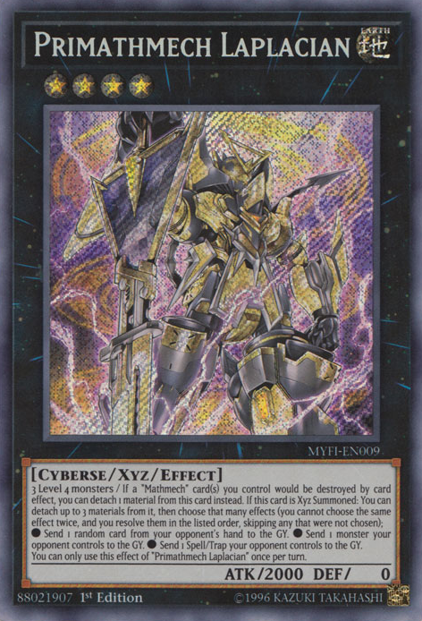 Primathmech Laplacian [MYFI-EN009] Secret Rare | Cracking-Singles