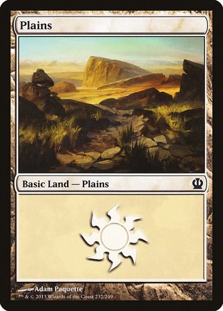 Plains (232) [Theros] | Cracking-Singles