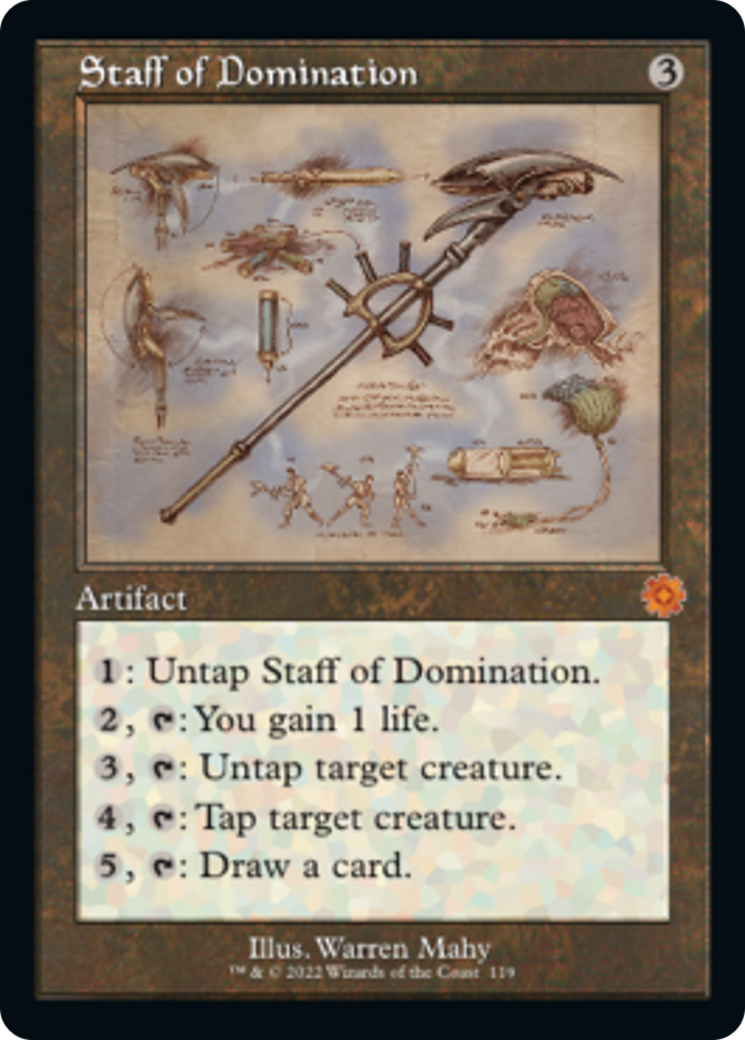 Staff of Domination (Retro Schematic) [The Brothers' War Retro Artifacts] | Cracking-Singles