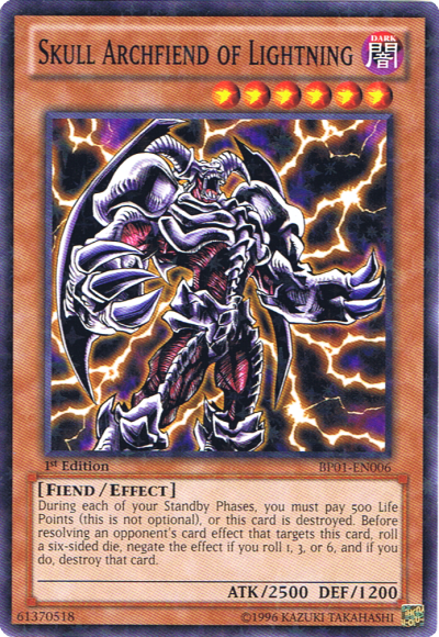 Skull Archfiend of Lightning [BP01-EN006] Starfoil Rare | Cracking-Singles