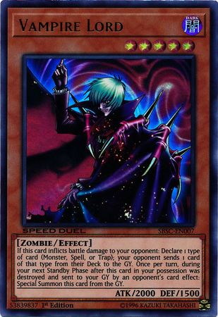 Vampire Lord [SBSC-EN007] Ultra Rare | Cracking-Singles