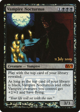 Vampire Nocturnus [Magic 2010 Promos] | Cracking-Singles