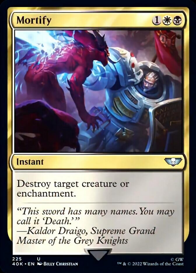 Mortify (Surge Foil) [Universes Beyond: Warhammer 40,000] | Cracking-Singles