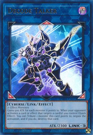 Decode Talker [DUDE-EN023] Ultra Rare | Cracking-Singles