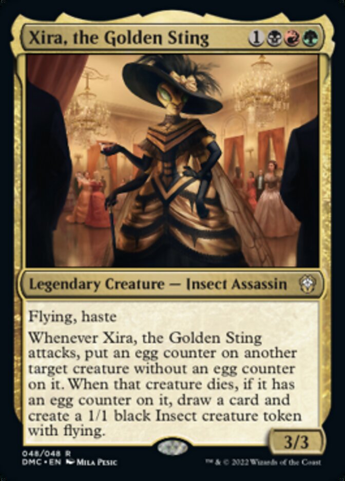 Xira, the Golden Sting [Dominaria United Commander] | Cracking-Singles