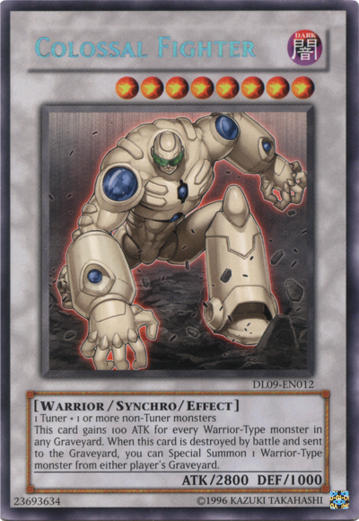 Colossal Fighter (Blue) [DL09-EN012] Rare | Cracking-Singles