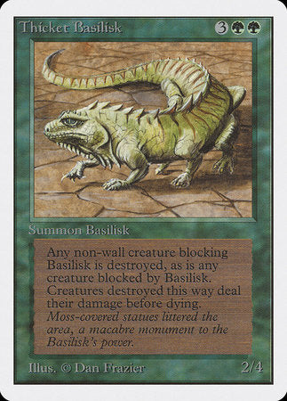 Thicket Basilisk [Unlimited Edition] | Cracking-Singles