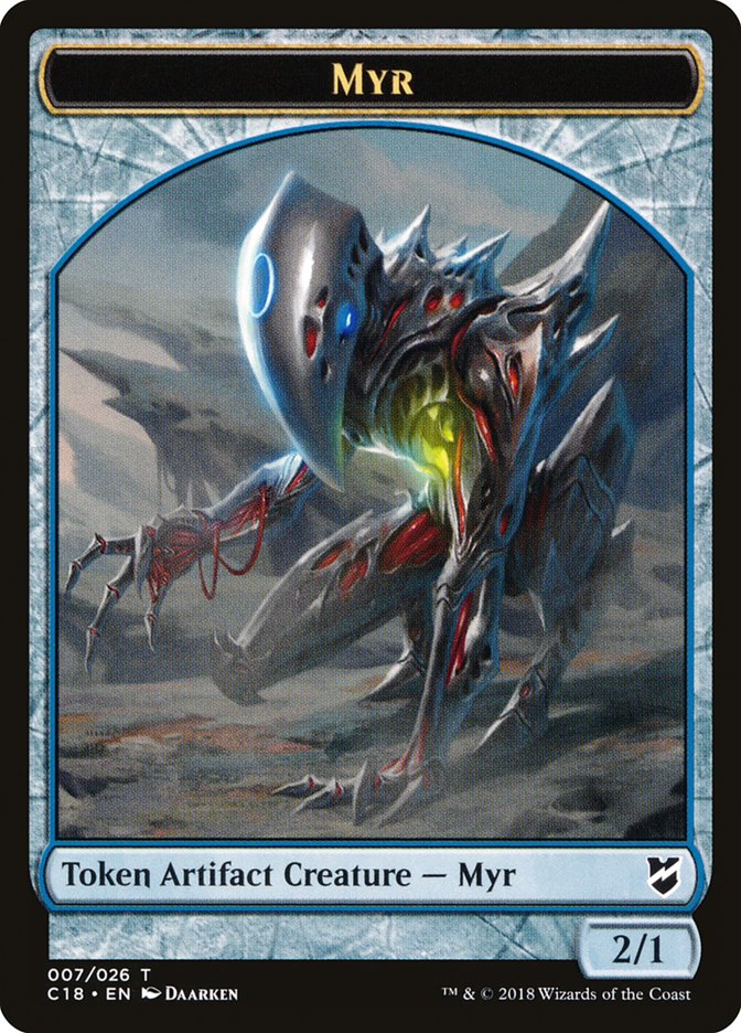 Myr (007/026) [Commander 2018 Tokens] | Cracking-Singles