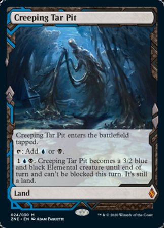 Creeping Tar Pit [Zendikar Rising Expeditions] | Cracking-Singles