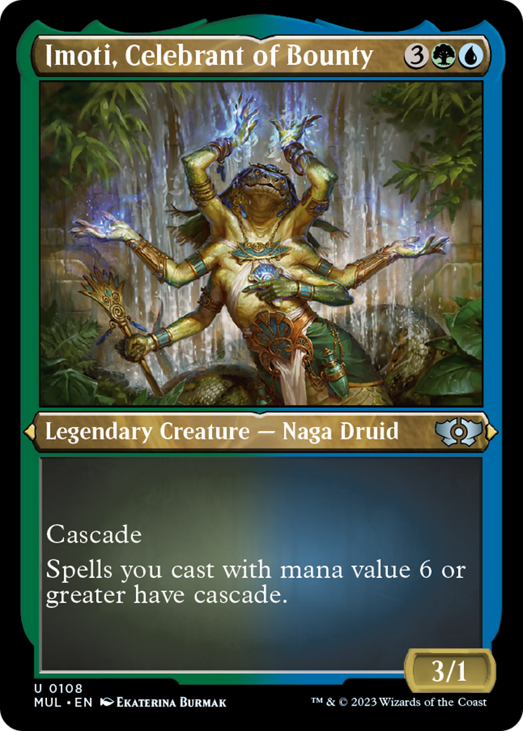 Imoti, Celebrant of Bounty (Foil Etched) [Multiverse Legends] | Cracking-Singles