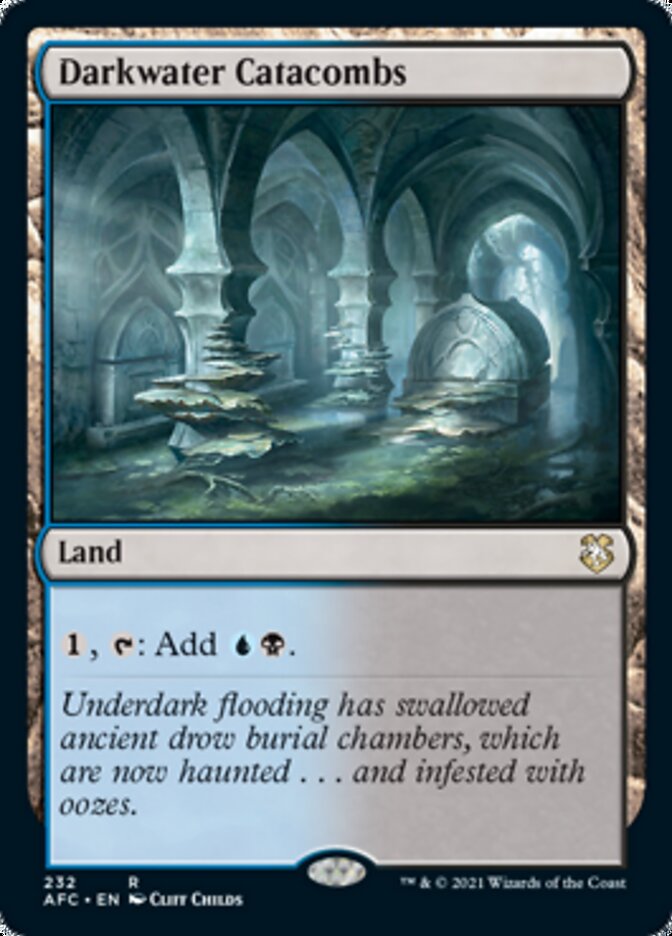 Darkwater Catacombs [Dungeons & Dragons: Adventures in the Forgotten Realms Commander] | Cracking-Singles