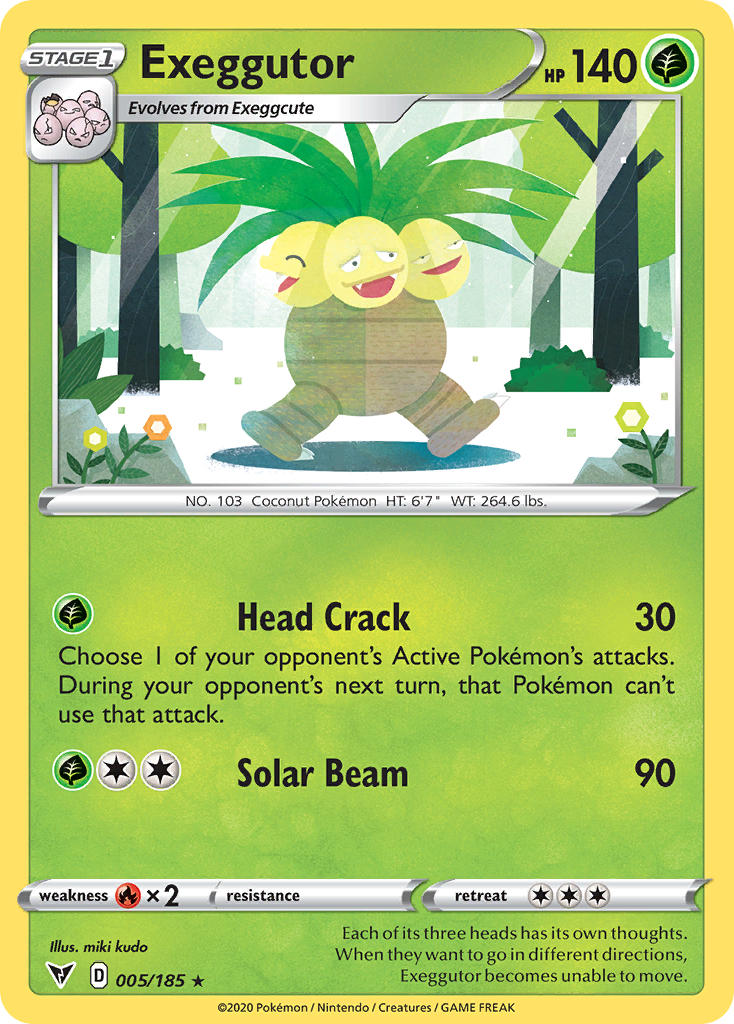 Exeggutor (005/185) [Sword & Shield: Vivid Voltage] | Cracking-Singles