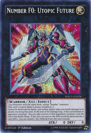 Number F0: Utopic Future [WSUP-EN026] Secret Rare | Cracking-Singles