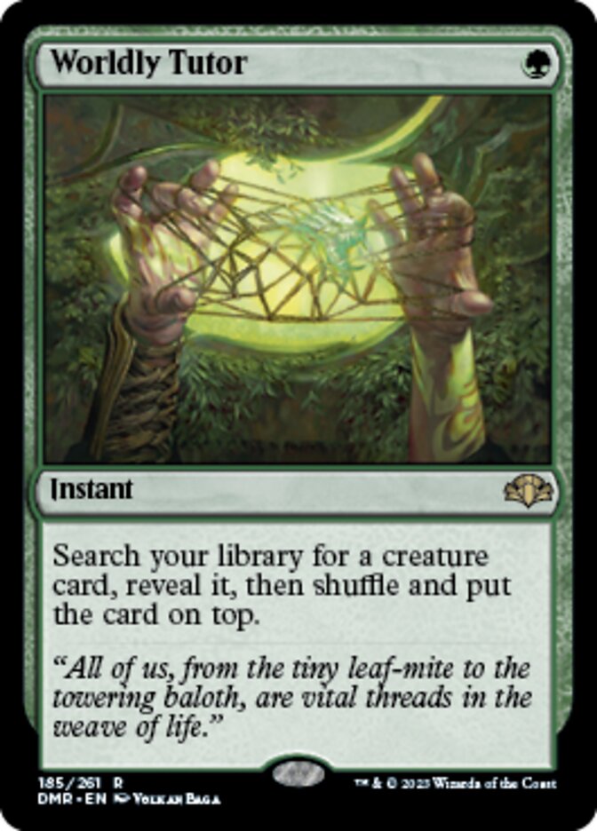 Worldly Tutor [Dominaria Remastered] | Cracking-Singles