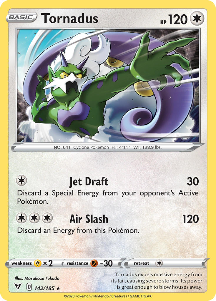 Tornadus (142/185) [Sword & Shield: Vivid Voltage] | Cracking-Singles