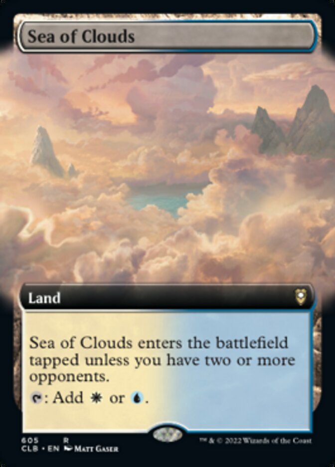 Sea of Clouds (Extended Art) [Commander Legends: Battle for Baldur's Gate] | Cracking-Singles