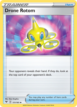 Drone Rotom (151/185) [Sword & Shield: Vivid Voltage] | Cracking-Singles
