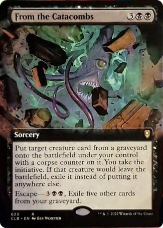 From the Catacombs (Extended Art) [Commander Legends: Battle for Baldur's Gate] | Cracking-Singles