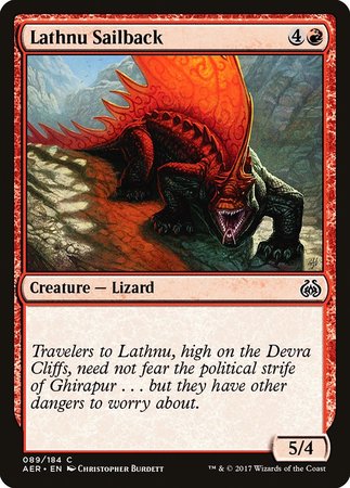 Lathnu Sailback [Aether Revolt] | Cracking-Singles