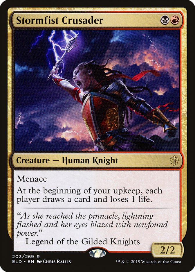 Stormfist Crusader [Throne of Eldraine] | Cracking-Singles
