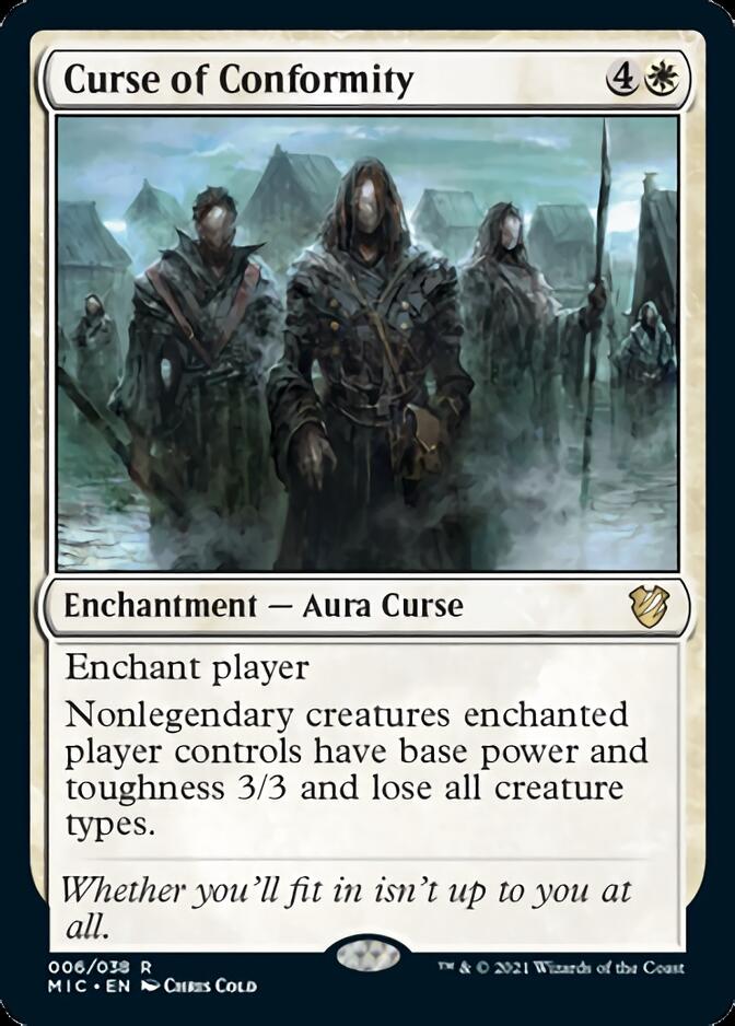 Curse of Conformity [Innistrad: Midnight Hunt Commander] | Cracking-Singles