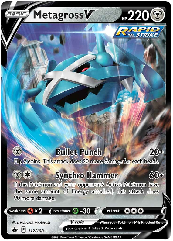 Metagross V (112/198) [Sword & Shield: Chilling Reign] | Cracking-Singles