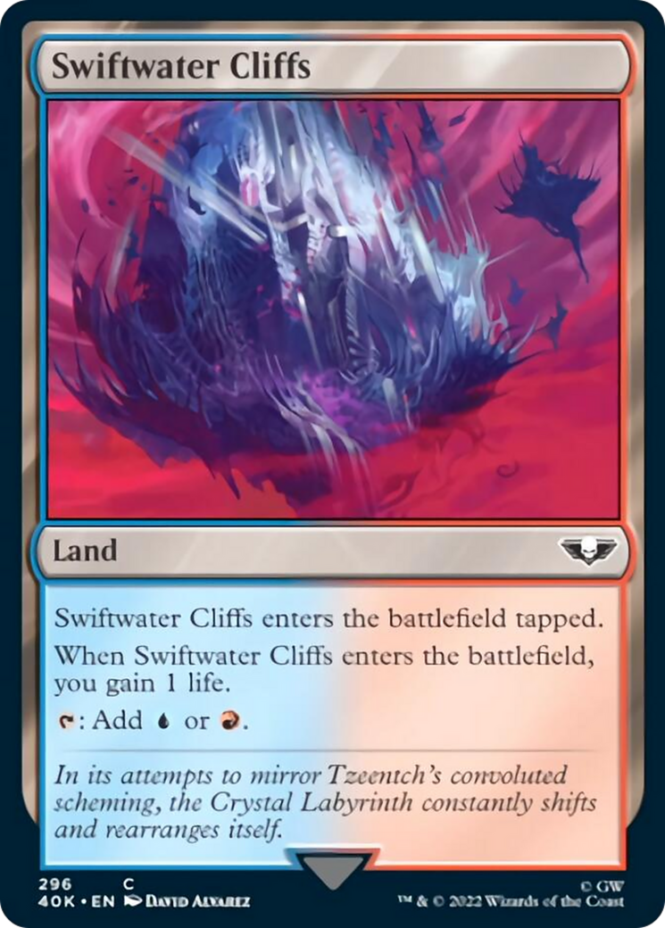 Swiftwater Cliffs (Surge Foil) [Universes Beyond: Warhammer 40,000] | Cracking-Singles